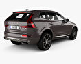 Volvo XC60 T6 Inscription HQインテリアと 2020 3Dモデル 後ろ姿