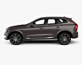 Volvo XC60 T6 Inscription HQインテリアと 2020 3Dモデル side view