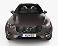 Volvo XC60 T6 Inscription HQインテリアと 2020 3Dモデル front view