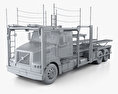 Volvo VAH (200) Car Carrier Truck 2015 3d model clay render