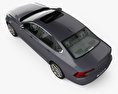 Volvo S90 HQインテリアと 2020 3Dモデル top view