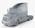 Volvo VAH (630) 트랙터 트럭 2017 3D 모델  clay render