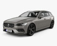 Volvo V60 T6 Inscription 2021 Modelo 3D