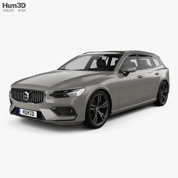 Volvo V60 T6 Inscription 2021 3D model