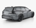 Volvo V60 T6 Inscription 2021 3D模型
