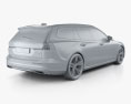 Volvo V60 T6 Inscription 2021 3D模型
