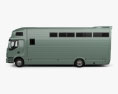 Volvo FE Roelofsen-Raalte RR2 Horse Truck 2021 3D-Modell Seitenansicht