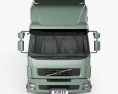 Volvo FE Roelofsen-Raalte RR2 Horse Truck 2021 Modèle 3d vue frontale