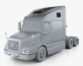 Volvo VNL (670) Camión Tractor 2014 Modelo 3D clay render