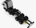 Volvo FMX Globetrotter Cab Chassis Truck 4-axle 2018 3d model top view