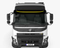Volvo FMX Globetrotter Cab Chassis Truck 4-axle 2018 3d model front view