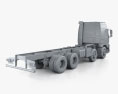 Volvo FMX Globetrotter Cab Chassis Truck 4-axle 2018 3d model