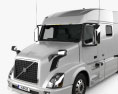 Volvo VNL Low Roof Sleeper Cab Tractor Truck 2014 3d model