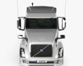 Volvo VNL Low Roof Sleeper Cab Tractor Truck 2014 3d model front view