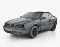 Volvo C70 convertible with HQ interior 2005 3d model wire render