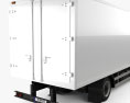 Volvo FL Box Truck con interni 2016 Modello 3D