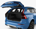 Volvo XC60 T6 R-Design 인테리어 가 있는 2020 3D 모델 