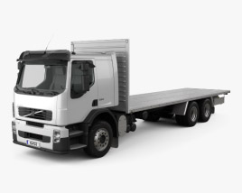 Volvo FE Flatbed Truck 2021 3D model