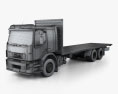 Volvo FE Flatbed Truck 2021 3d model wire render