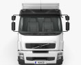 Volvo FE Flatbed Truck 2021 3d model front view