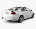Volvo S80 D4 2016 3D 모델  back view