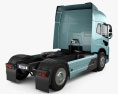 Volvo Electric Sattelzugmaschine 2020 3D-Modell Rückansicht