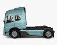 Volvo Electric Camión Tractor 2020 Modelo 3D vista lateral
