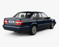 Volvo 960 세단 1998 3D 모델  back view