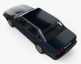 Volvo 960 轿车 1998 3D模型 顶视图