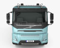 Volvo Electric Kipper-LKW 2020 3D-Modell Vorderansicht
