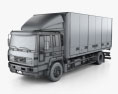 Volvo FL250 Day Cab Box Truck 2016 Modello 3D wire render