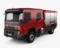 Volvo FMX Crew Cab Fire Truck 2022 3d model