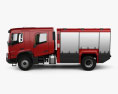 Volvo FMX Crew Cab Feuerwehrauto 2020 3D-Modell Seitenansicht