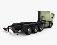 Volvo FMX Day Cab Chassis Truck 4-axle 2023 3d model back view
