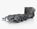 Volvo FMX Day Cab Fahrgestell LKW 4-Achser 2023 3D-Modell