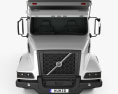 Volvo VHD Mezzo d'opera 4 assi 2023 Modello 3D vista frontale