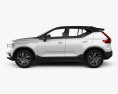 Volvo XC40 Recharge P8 2020 3d model side view