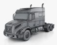 Volvo VNX 740 Camión Tractor 2023 Modelo 3D wire render