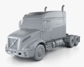 Volvo VNX 740 트랙터 트럭 2023 3D 모델  clay render
