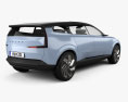 Volvo Recharge 2024 3D 모델  back view