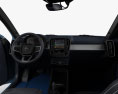 Volvo C40 Recharge con interni 2024 Modello 3D dashboard