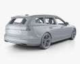 Volvo V60 T6 Inscription HQインテリアと 2021 3Dモデル