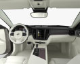 Volvo V60 T6 Inscription com interior 2021 Modelo 3d dashboard