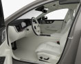 Volvo V60 T6 Inscription з детальним інтер'єром 2021 3D модель seats