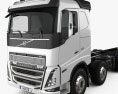 Volvo FH-540 Sleeper Cab Chassis Truck 4-axle 2021 3d model
