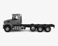 Volvo VHD 300AF Chassis Truck 4-axle 2024 3d model side view