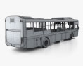 Volvo B7RLE Bus with HQ interior and engine 2015 3d model