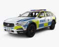 Volvo V90 瑞典警察 带内饰 2024 3D模型