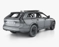 Volvo V90 スウェーデン警察 インテリアと 2024 3Dモデル