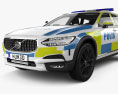 Volvo V90 Police suédoise avec Intérieur 2024 Modèle 3d